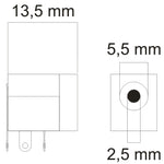Soclu alimentare mama DC 5.5mm x 2.5mm lipire 5A CLIFF DC-10B FC68149
