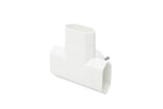 Soclu EURO x3 distribuitor T alb montare incastrata Home TPF3E