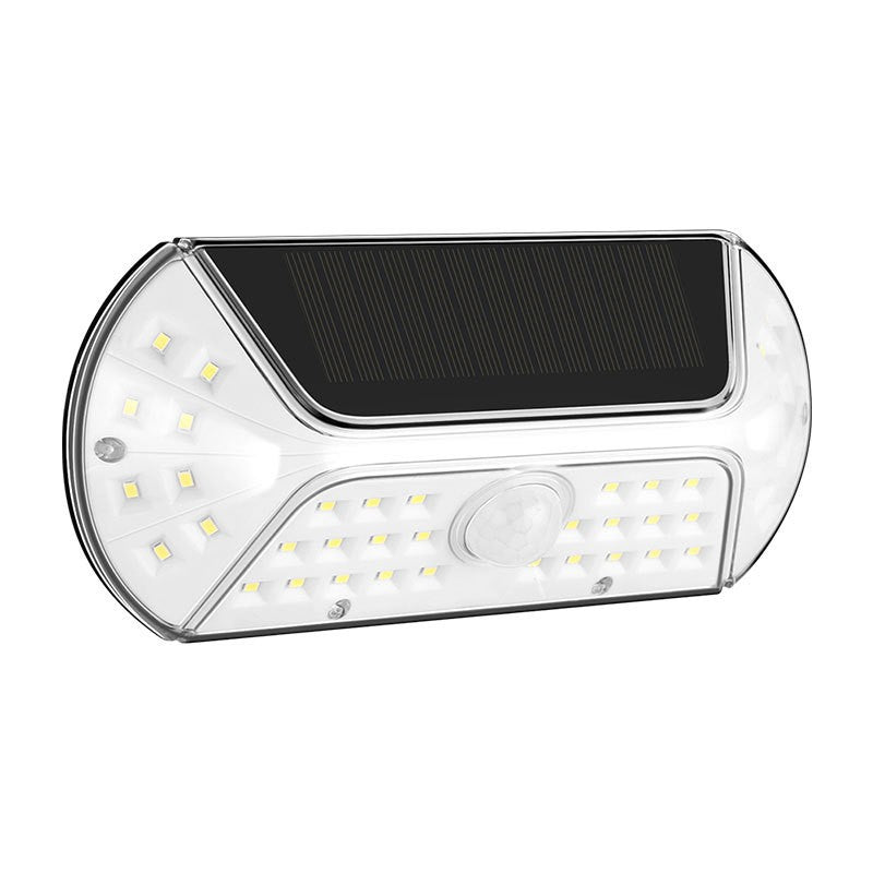 Aplica solara LED SMD pentru perete Flippy, cu senzor de miscare, dreptunghiulara, IP44, luminozitate mare 40 LED-uri,