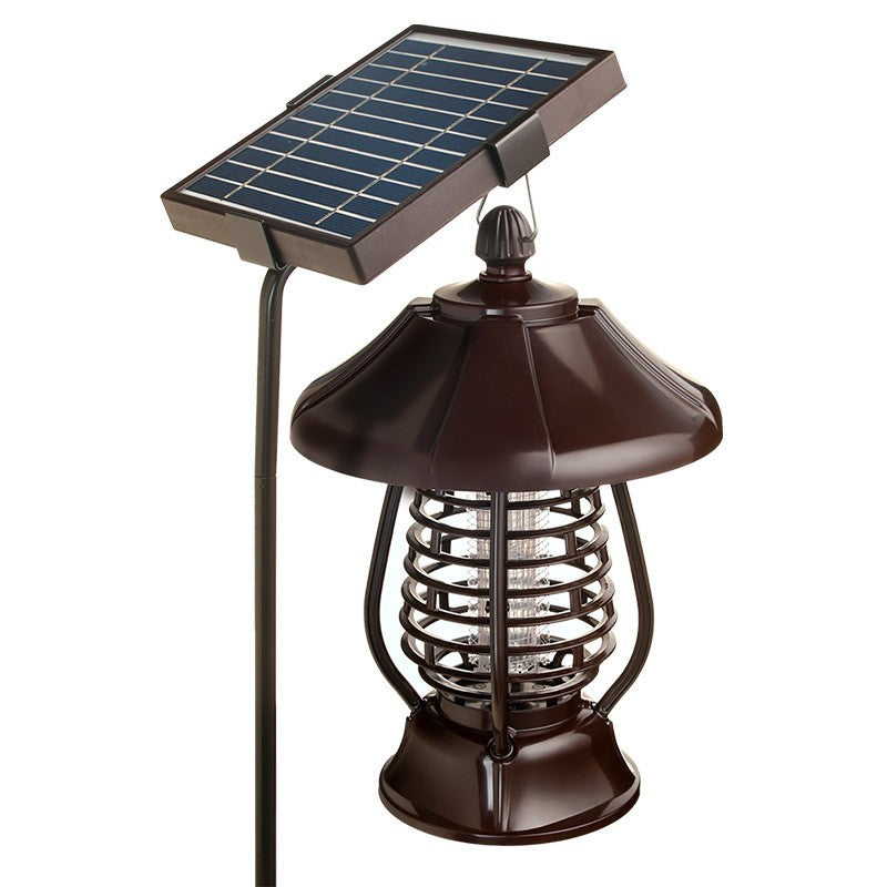 Lampa solara pentru gradina, anti-insecte, tantari, muste, UV, LED, material ABS, putere 5W, 1.2 V, autonomie 8 ore, 2