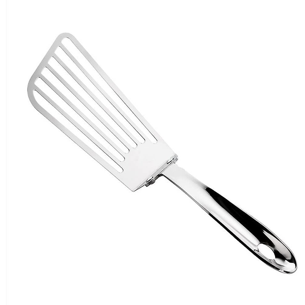 Spatula flexibila Flippy, Fish Turner, din otel, durabila, cu margini subtiri pentru taiere, pentru carne, oua, peste,