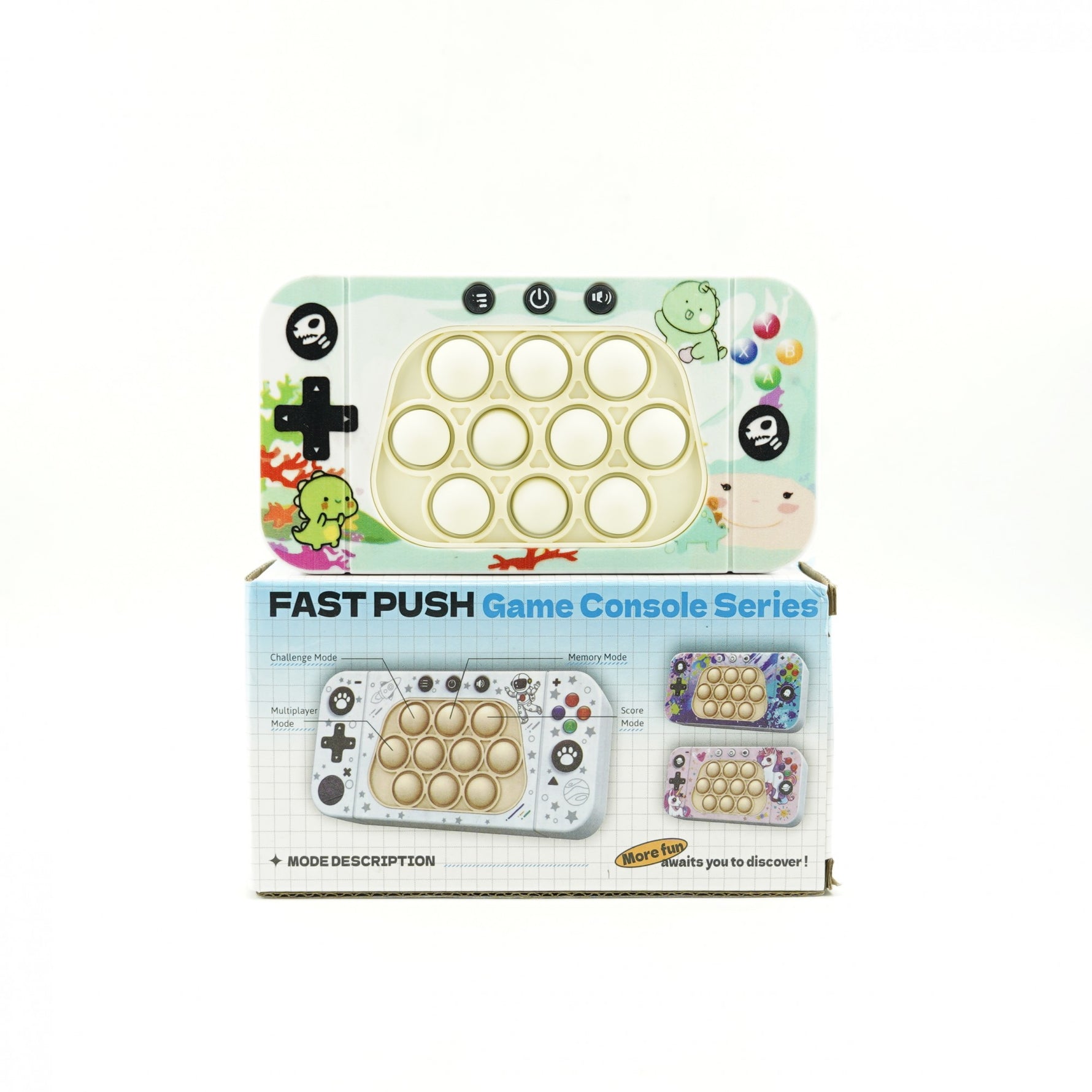 Jucarie interactiva tip consola pentru copii Flippy, speed push whack-a-mole, joc de viteza pop it, material