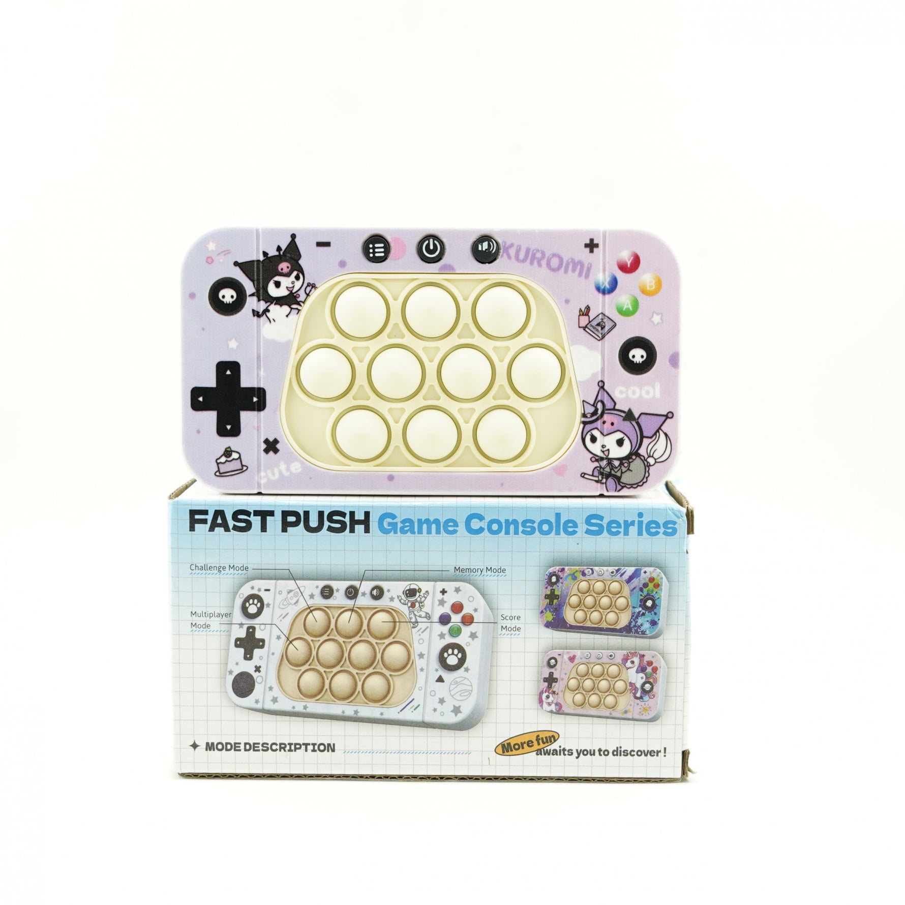 Jucarie interactiva tip consola pentru copii Flippy, speed push whack-a-mole, joc de viteza pop it, material
