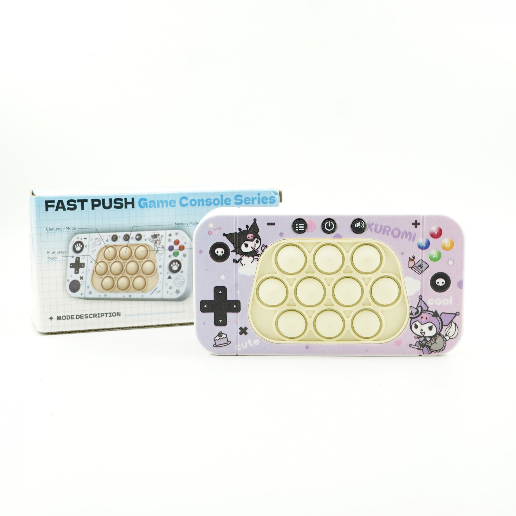 Jucarie interactiva tip consola pentru copii Flippy, speed push whack-a-mole, joc de viteza pop it, material