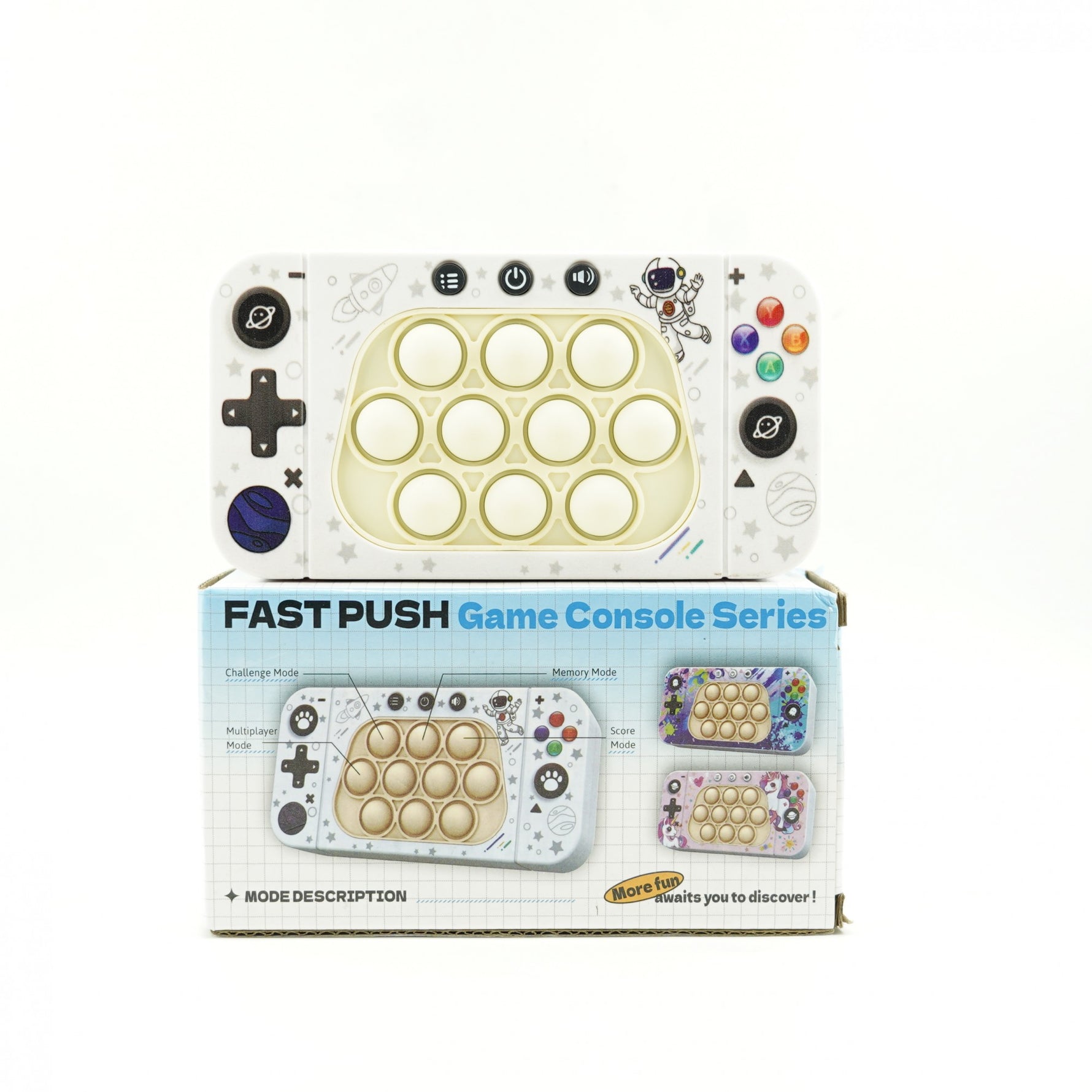 Jucarie interactiva tip consola pentru copii Flippy, speed push whack-a-mole, joc de viteza pop it, material