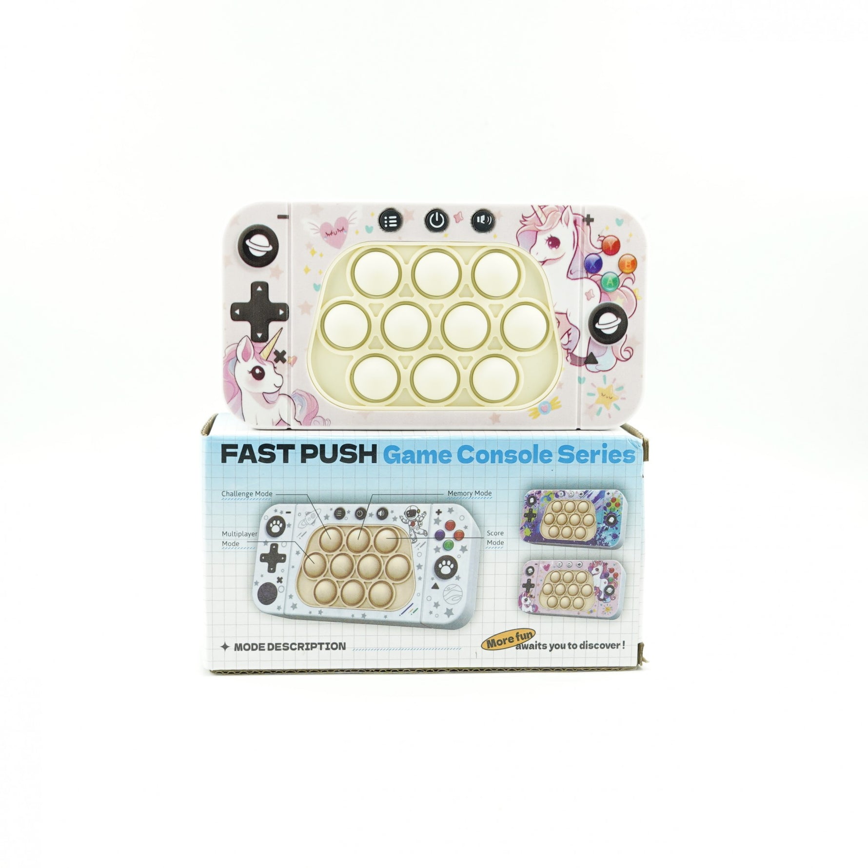 Jucarie interactiva tip consola pentru copii Flippy, speed push whack-a-mole, joc de viteza pop it, material