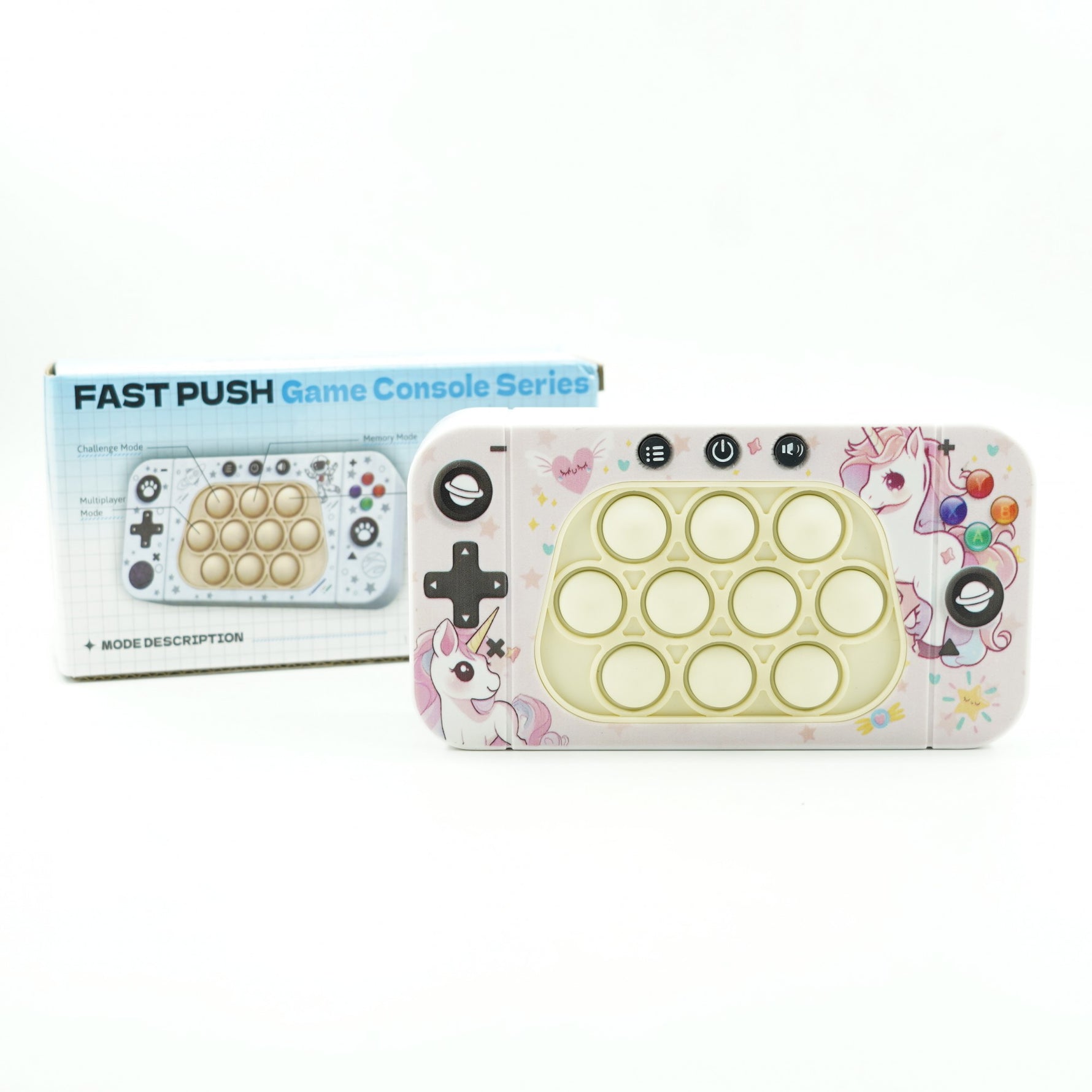 Jucarie interactiva tip consola pentru copii Flippy, speed push whack-a-mole, joc de viteza pop it, material