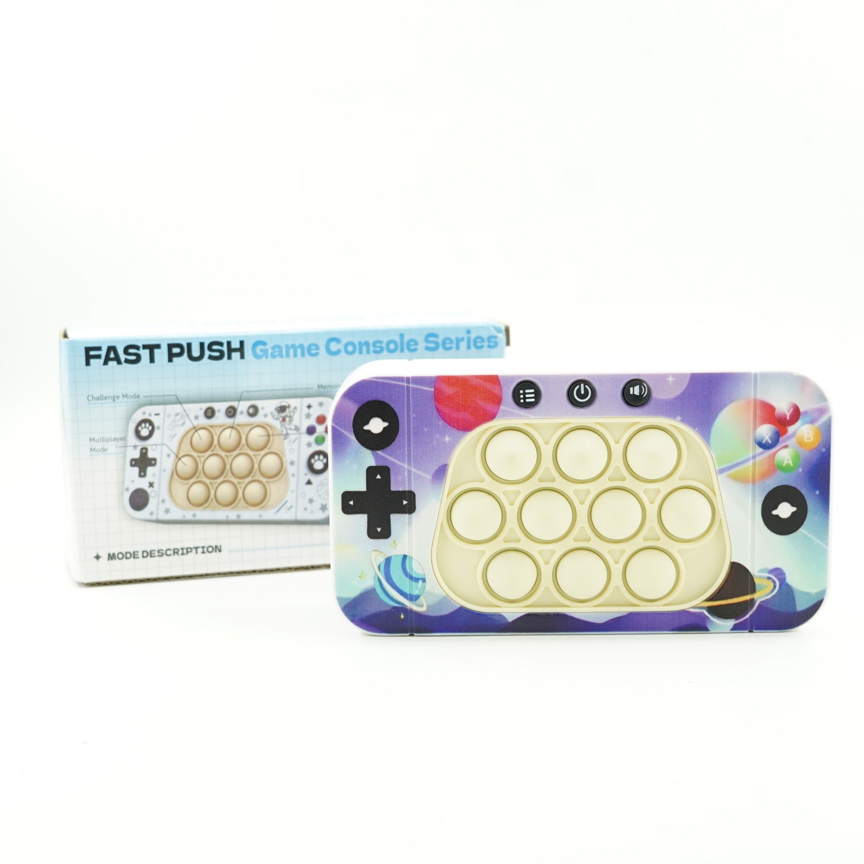 Jucarie interactiva tip consola pentru copii Flippy, speed push whack-a-mole, joc de viteza pop it, material