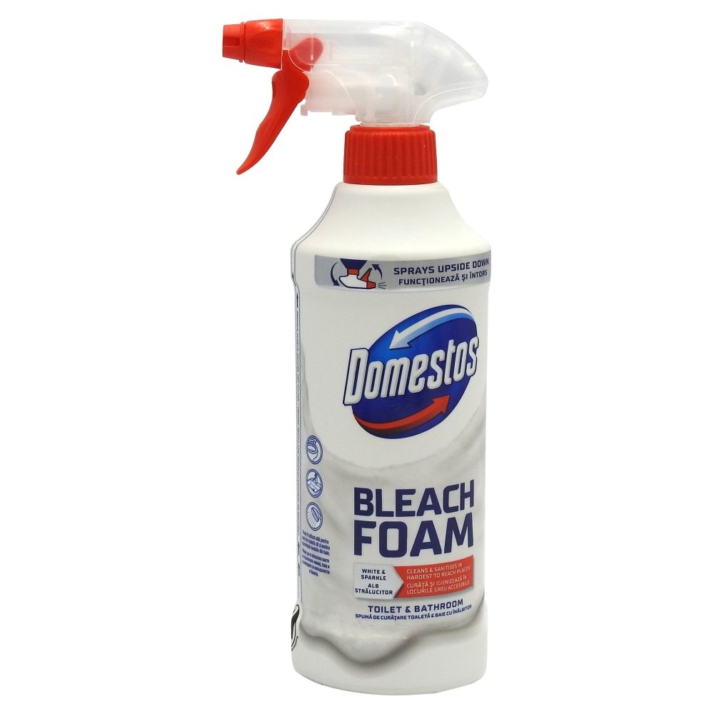 Spray, Domestos, Spuma 435 ml Baie Inalbitor