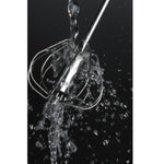 Mixer Manual, Flippy, pentru Oua Smantana Frisca Aluat, Maner Otel Inoxidabil, Usor de Utilizat si Depozitat, 29 x 7