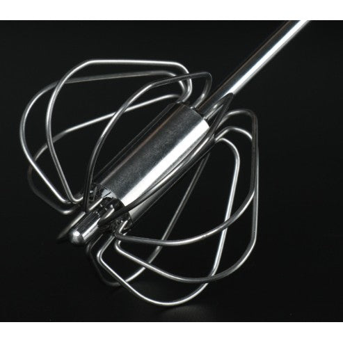 Mixer Manual, Flippy, pentru Oua Smantana Frisca Aluat, Maner Otel Inoxidabil, Usor de Utilizat si Depozitat, 33 x 7 cm