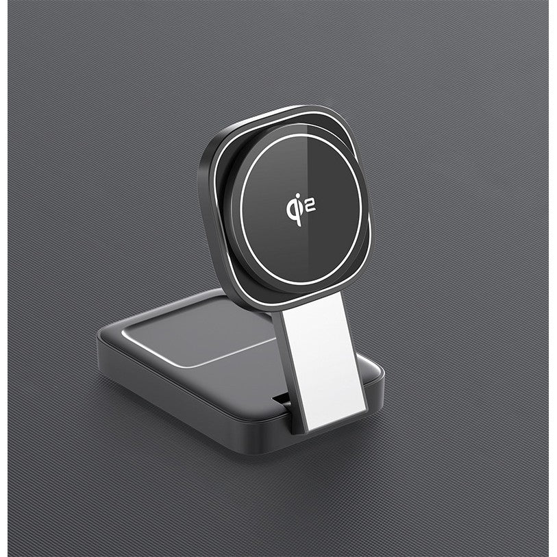 Statie de Incarcare MagSafe 3 in 1, Flippy, Magnetica Wireles Charger, Compatibil cu Apple iPhone, iWatch, AirPods, New