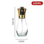 Sticla de ulei cu Pulverizator, Flippy, Sticla pentru Lichide de Bucatarie, Otet, Sos, 16.7 x 5.2 cm, Volum 200 ml, Gold