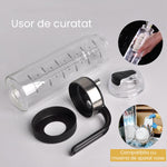 Sticla de ulei etansa cu deschidere inchidere, Flippy, Dispenser de ulei de bucatarie, Sos de soia, Otet, 500 ml,