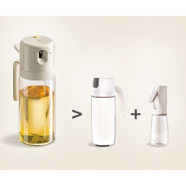 Dispenser pentru Ulei, Flippy, prin Curgere si Pulverizare, Deschidere si Inchidere Automata a Rezervorul, 550mL,