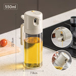 Dispenser pentru Ulei, Flippy, prin Curgere si Pulverizare, Deschidere si Inchidere Automata a Rezervorul, 550mL,