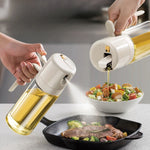 Dispenser pentru Ulei, Flippy, prin Curgere si Pulverizare, Deschidere si Inchidere Automata a Rezervorul, 550mL,
