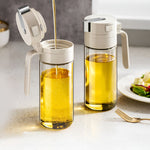 Dispenser pentru Ulei, Flippy, Deschidere si Inchidere Automata a Rezervorul, cu Inductie Gravitationala, 550 ml,