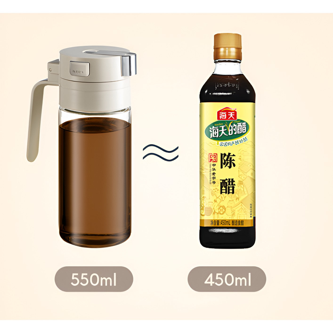 Dispenser pentru Ulei, Flippy, Deschidere si Inchidere Automata a Rezervorul, cu Inductie Gravitationala, 550 ml,