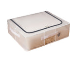 Cutie de Depozitare, Flippy, pentru Pantofi Haine, din Plasa PVC Impermeabila si Manere Laterale, Pliabila, Fermoar