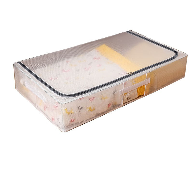 Cutie de Depozitare, Flippy, pentru Haine, Incaltaminte, din Plasa PVC Impermeabila si Manere Laterale, Pliabila,