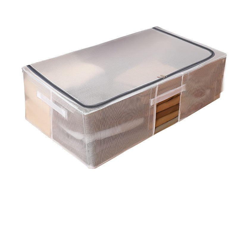Cutie de Depozitare, Flippy, pentru Haine, Incaltaminte, din Plasa PVC Impermeabila si Manere Laterale, Pliabila,