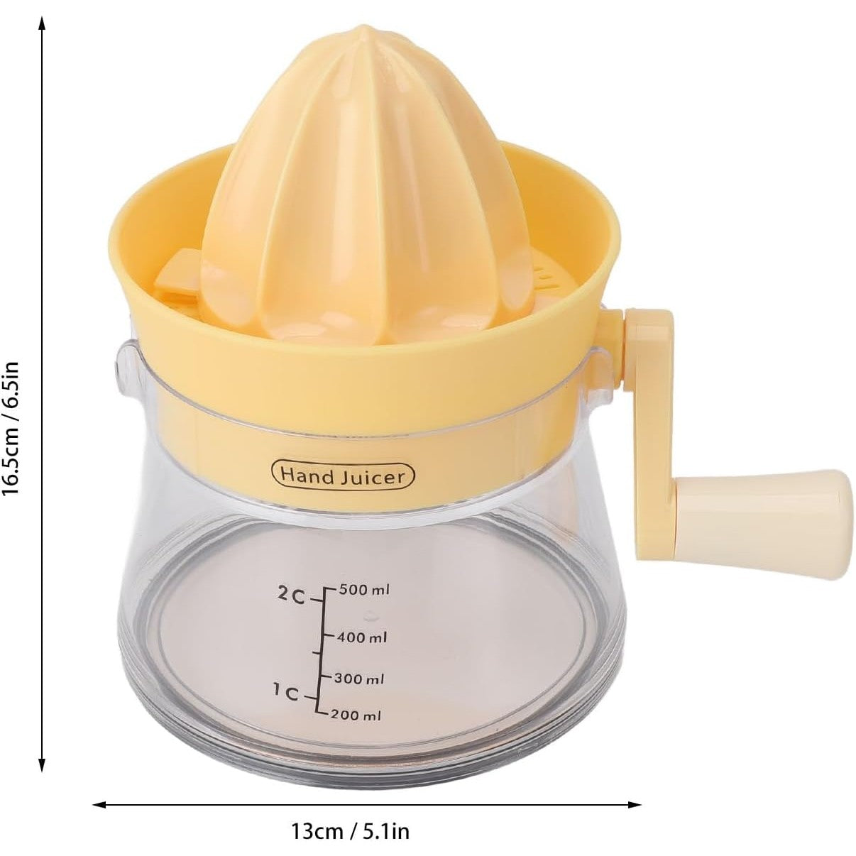 Storcator de Citrice Manual, Flippy, Rezistente, Usor de Folosit si Depozitat, Durabil, Calitativ, 16.5x13cm,