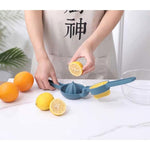 Storcator manual citrice, Flippy, pentru lamai, portocale, cu actiune dubla, usor de utilizat, material ABS rezistent,