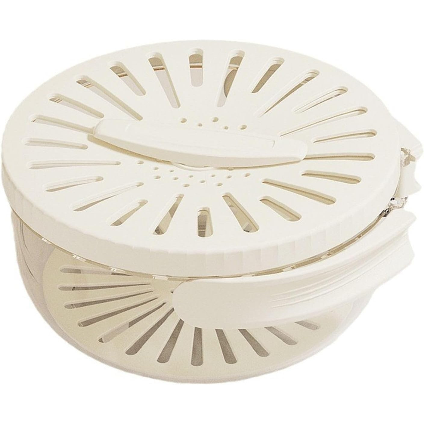 Strecuratoare 2 in 1 pentru Fructe si Legume, Flippy, Cos de Scurgere si Cutie de Depozitare, 15.5 x 8.3 cm, din PP, cu