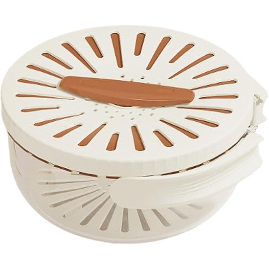 Strecuratoare 2 in 1 pentru Fructe si Legume, Flippy, Cos de Scurgere si Cutie de Depozitare, 15.5 x 8.3 cm, din PP, cu