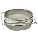 Strecuratoare Apicola, Flippy, din Inox, Dubla, Filtrare Miere, 25 x 25 x 10 cm, Gri