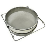 Strecuratoare Apicola, Flippy, din Inox, Dubla, Filtrare Miere, 25 x 25 x 10 cm, Gri
