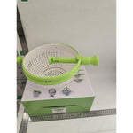 Strecuratoare multifunctionala rotativa, cu maner, material ABS, 22x12 cm, maner 18 cm, cu ventuza pentru prindere