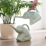 Stropitoare pentru Copii, Flippy, in forma de Elefant, 1500 mL, pentru Udat Plante, 19.5x17x11.8 cm, Verde