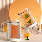 Cana Frigorifica cu Gheata, Flippy, 14.2 x 10.4 x 14.7 cm, Plastic, 800 ml, Transparent