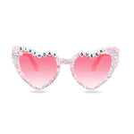 Ochelari Decorativi, Flippy, Model Birthday Queen, cu Perle si Pietre, pentru Aniversari, din PC, 15.3 x 5.7 x 14.5 cm,
