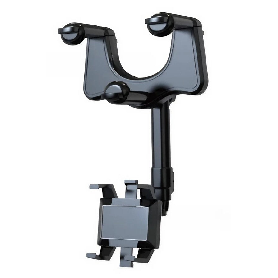 Suport auto Flippy cu atasare la oglinda retrovizoare, model Y611, rotativ 360 de grade și retractabil,