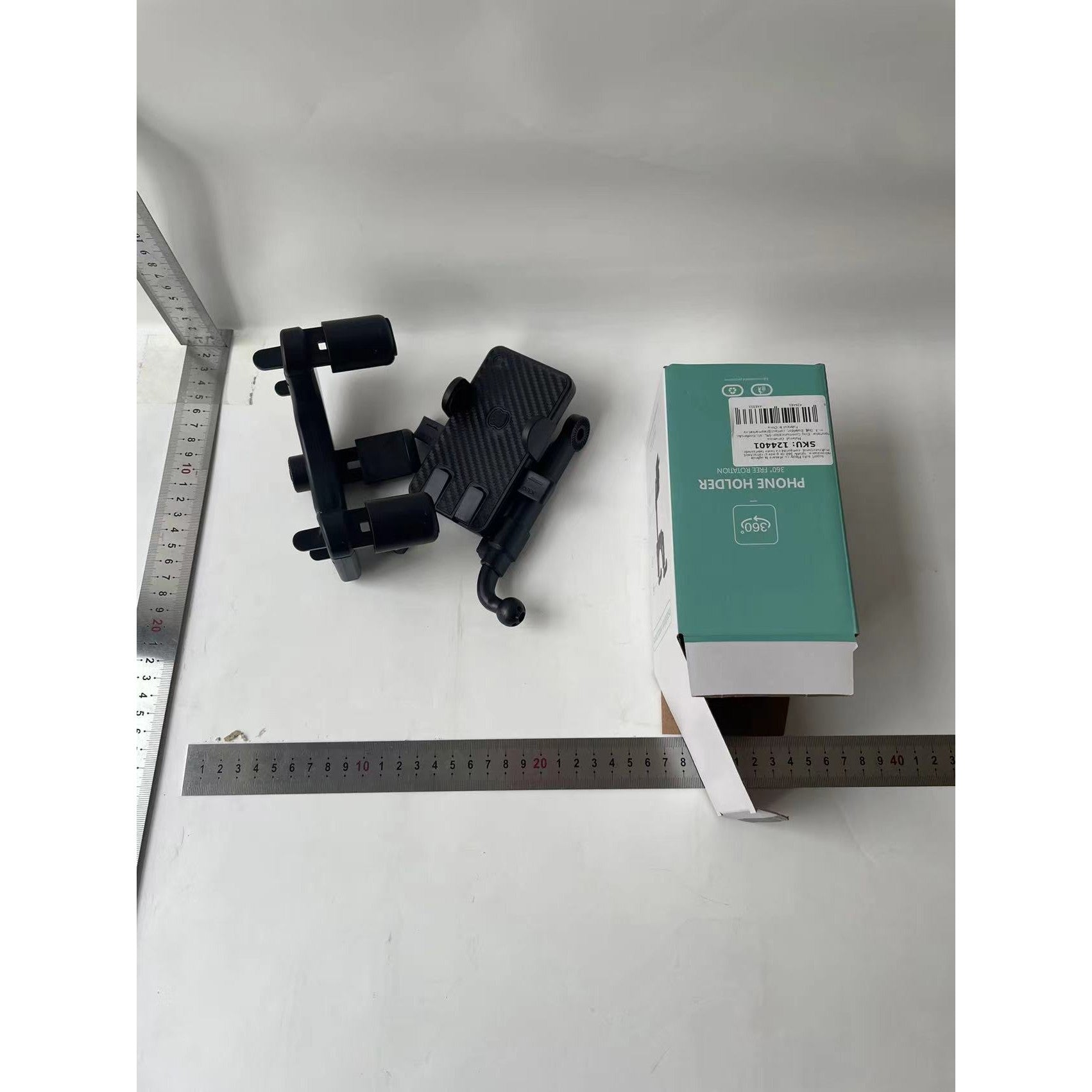 Suport auto Flippy cu atasare la oglinda retrovizoare, rotativ 360 de grade și retractabil, multifuncțional, compatibil