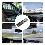 Suport Auto Numar Telefon Parcare, Flippy, Design Metalic cu Capac, Afisaj Ascuns Rabatabil, Cifre Magnetice
