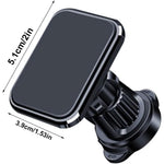Suport Auto pentru Telefon, Flippy, MagSafe, cu Magnet, Prindere Grila de Ventilatie, Detalii Fine, Rotativ 360 de