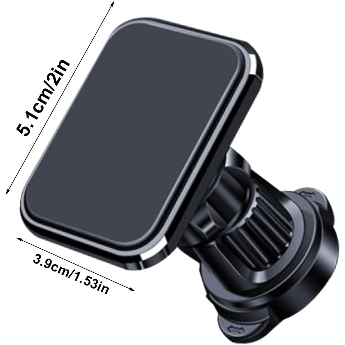 Suport Auto pentru Telefon, Flippy, MagSafe, cu Magnet, Prindere Grila de Ventilatie, Detalii Fine, Rotativ 360 de