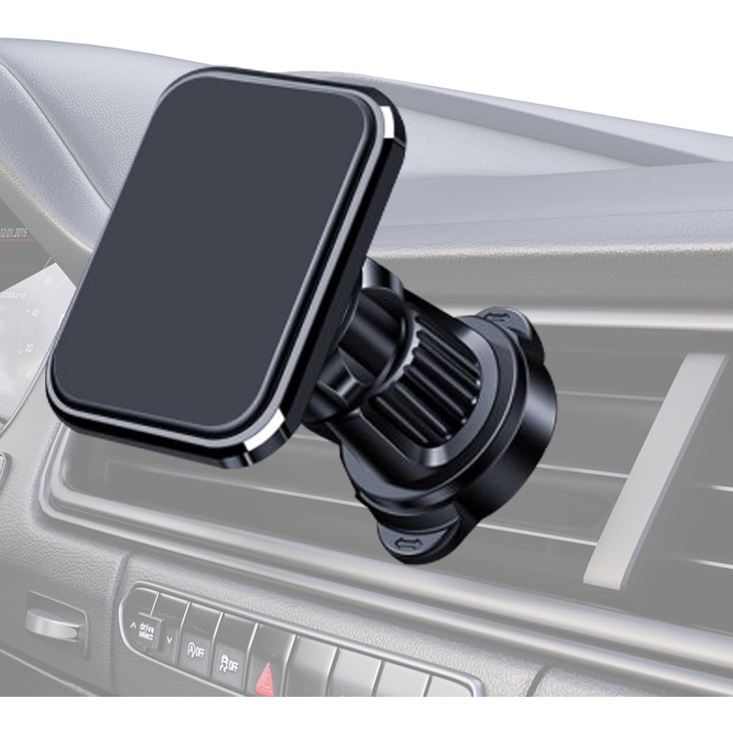 Suport Auto pentru Telefon, Flippy, MagSafe, cu Magnet, Prindere Grila de Ventilatie, Detalii Fine, Rotativ 360 de