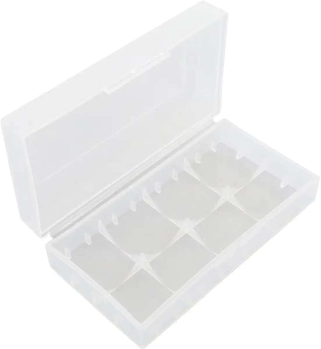 Suport carcasa pentru acumulatori 2x 18650 transparent