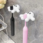 Suport de Baie, Flippy, Multifunctional, pentru Periute/Cabluri, din PVC, cu Ventuza, Model Manusa Mickey Mouse, 7 x