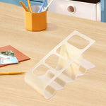 Suport de Birou, Flippy, din Plastic, pentru Telecomenzi, Telefoane, 18 x 7 x 9 cm, Alb