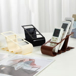 Suport de Birou, Flippy, din Plastic, pentru Telecomenzi, Telefoane, 18 x 7 x 9 cm, Alb
