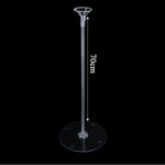 Suport de Masa pentru Baloane, Flippy, Accesoriu Decorativ, din Plastic, 70 cm, Transparent