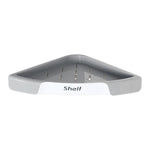 Suport Depozitare, Flippy, din Plastic, Montare fara Perforatii, pentru Baie/Bucatarie, 28 x 39 x 4.5 cm, Gri