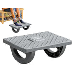 Suport Ergonimic pentru Picioare, Flippy, Plastic, cu Role de Masaj pentru Talpi, pentru Birou, Usor de Transportat,