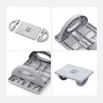 Suport Ergonimic pentru Picioare, Flippy, Plastic, cu Role de Masaj pentru Talpi, pentru Birou, Usor de Transportat,